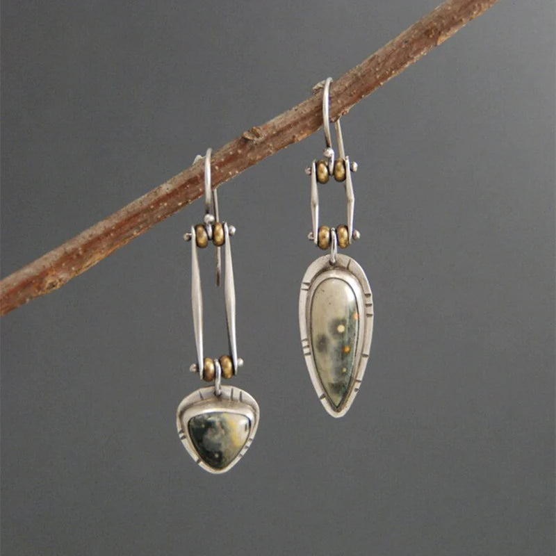 Long Mechanical Earrings in Punk Style