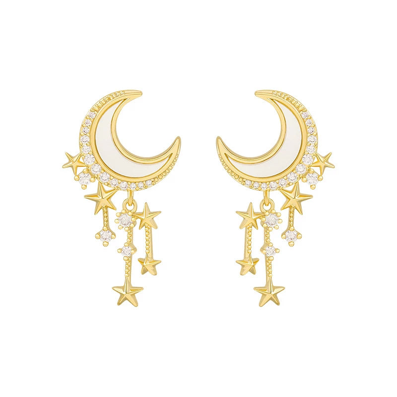 Luxurious Moonlight Earrings