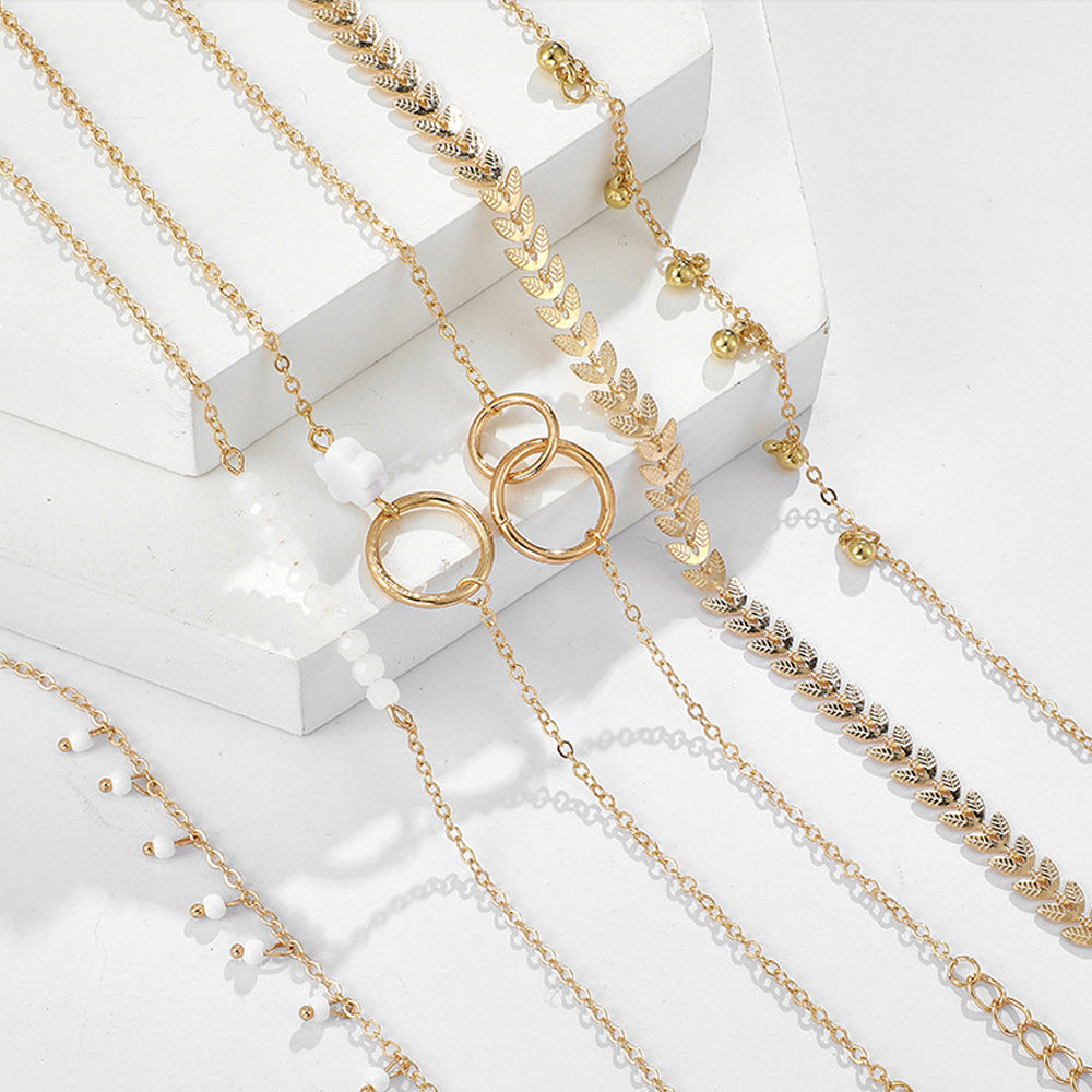Pack of Boho Bracelets in Gold