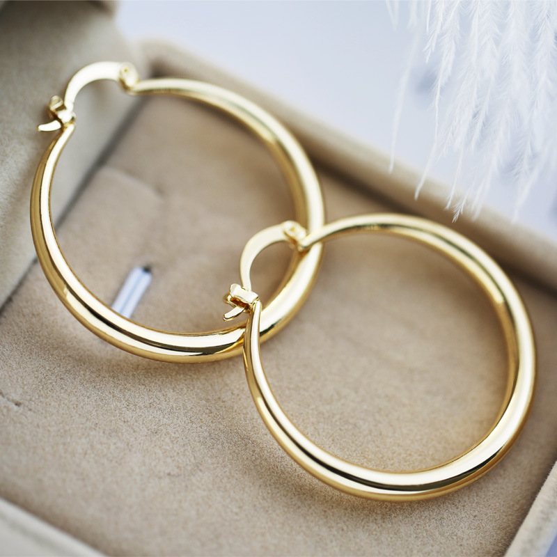 Vintage Golden Color Hoops