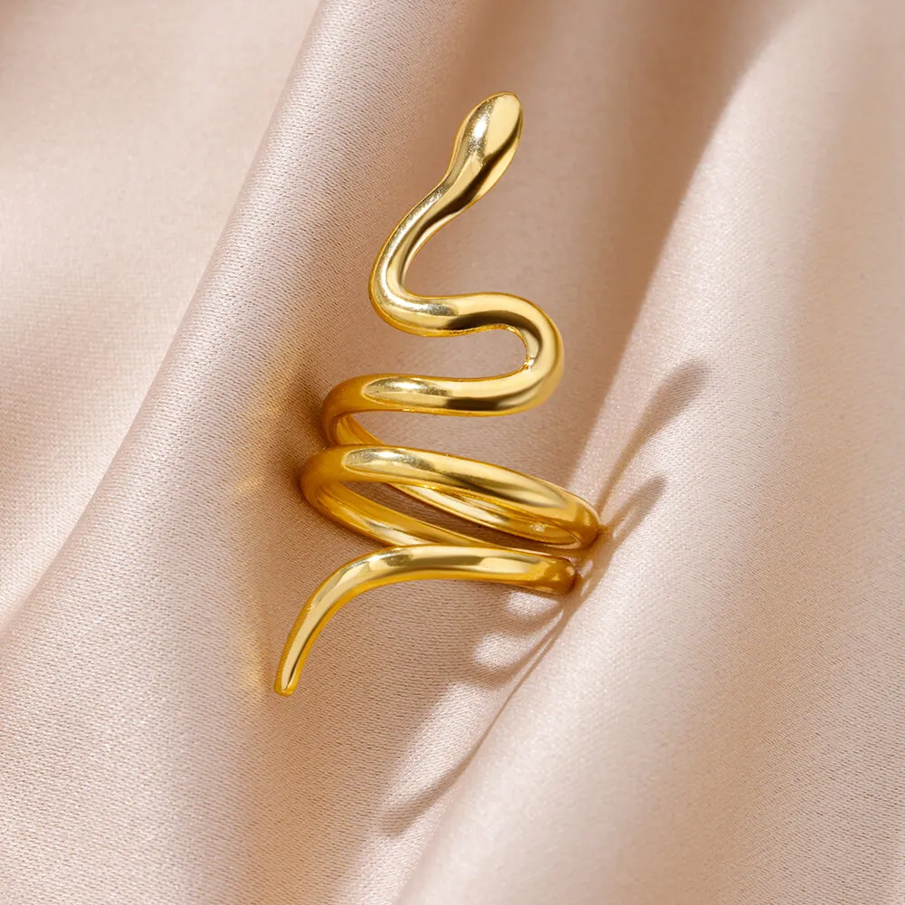 Gold Snake Ring
