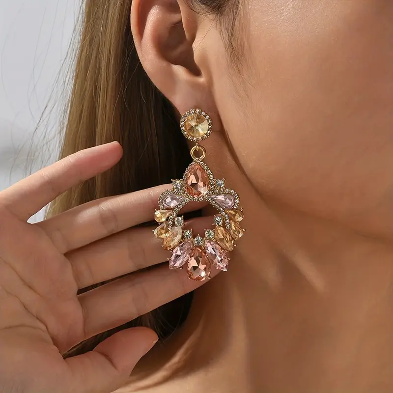 Boho Crystal Boho Dangle Earrings