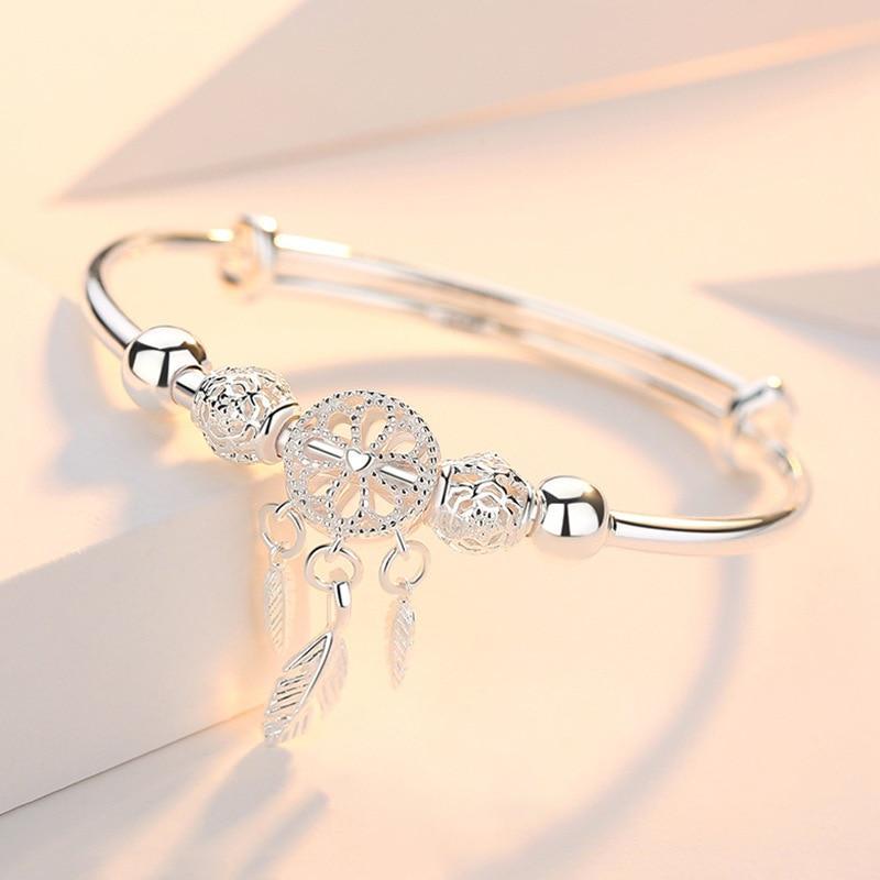 Adjustable Dreamcatcher Charm Bracelet