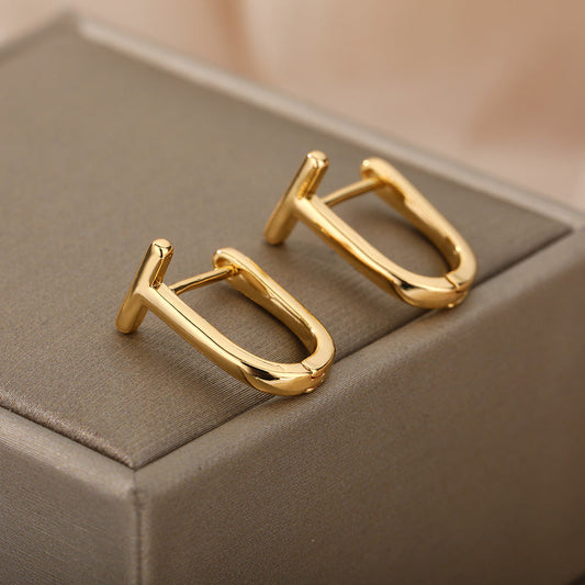 Minimalist Gold Earrings