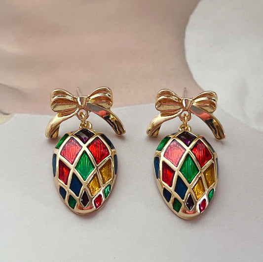 Vintage Multicolor Earrings