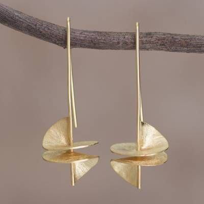 Golden Color Scales Earrings