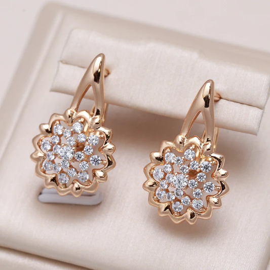 Elegant Shiny Mandala Earrings