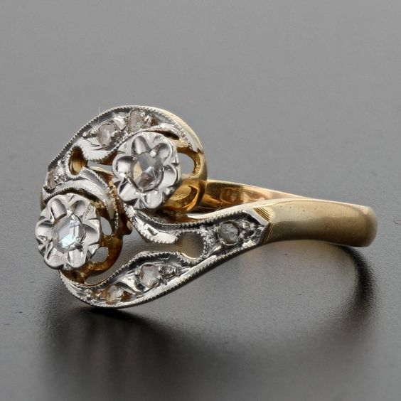 Crystal Ring in Old Style