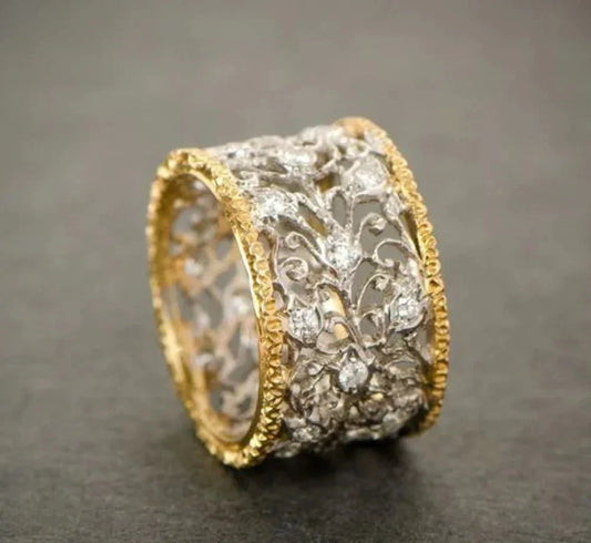 Zirconia Ivy Ring